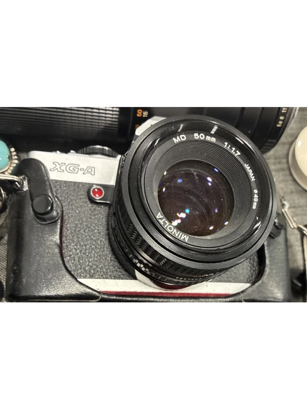 Minolta MD 50mm f/1.7 Black Lens for Film Cameras